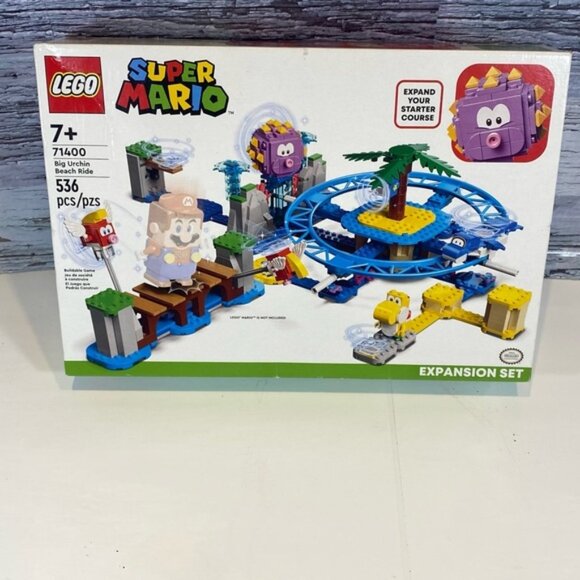 LEGO Super Mario Big Urchin Beach Ride Epansion Set 71400 New - Picture 1 of 3